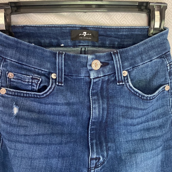 7 For All Mankind Aubrey Skinny Jeans Size 24 - Picture 6 of 16